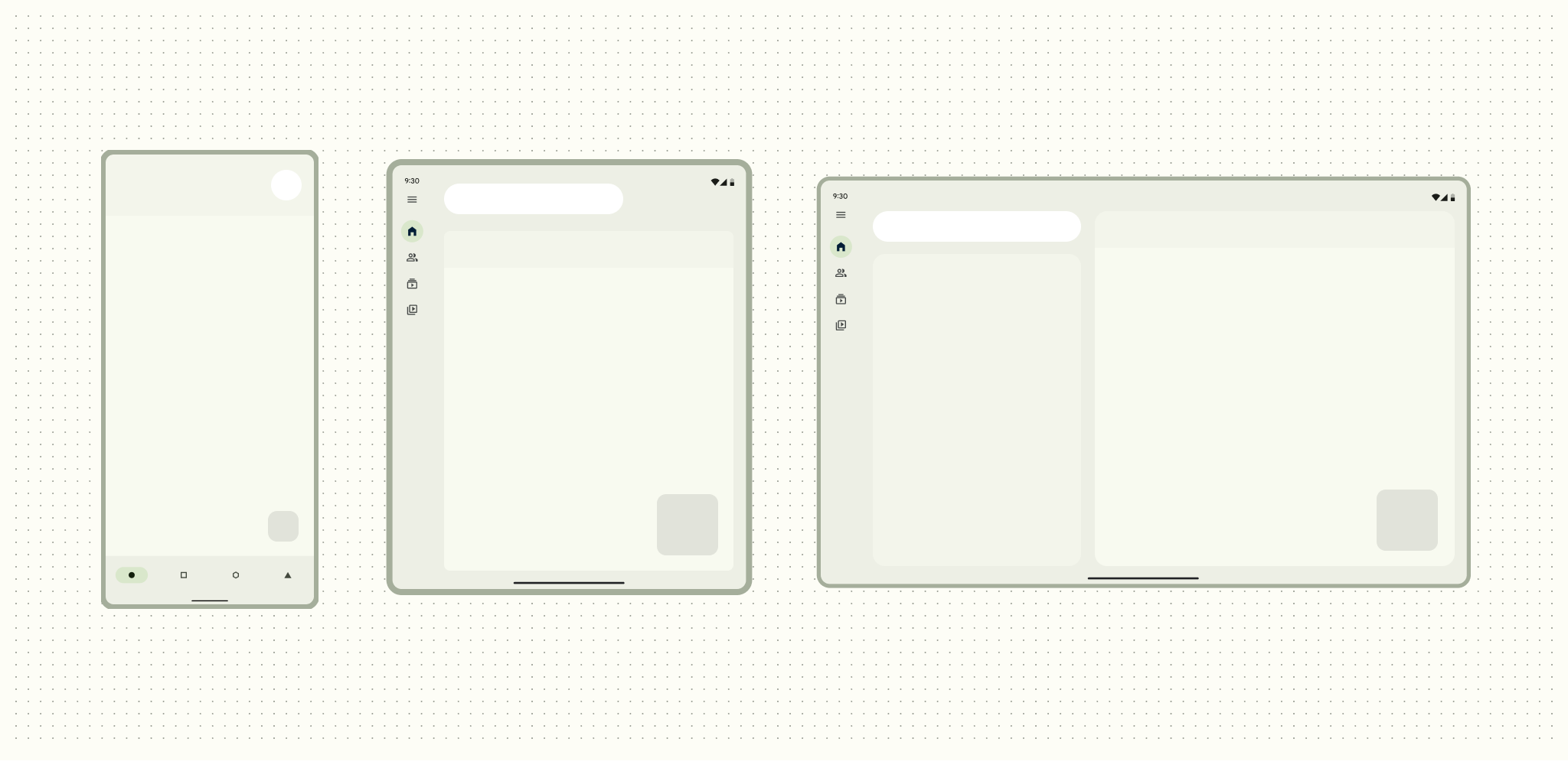 Example using different surface colors