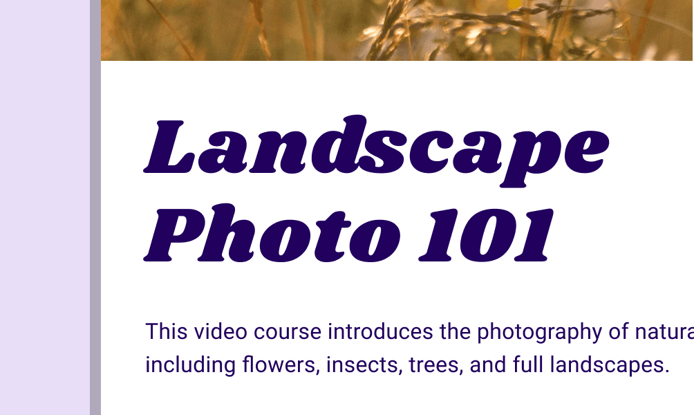 Expressive typeface used for eye-catching design